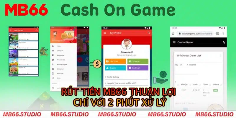 Rút tiền MB66 thuận lợi chỉ với 2 phút xử lý