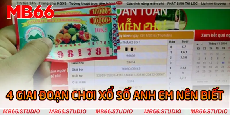 4 giai đoạn chơi xổ số anh em nên biết