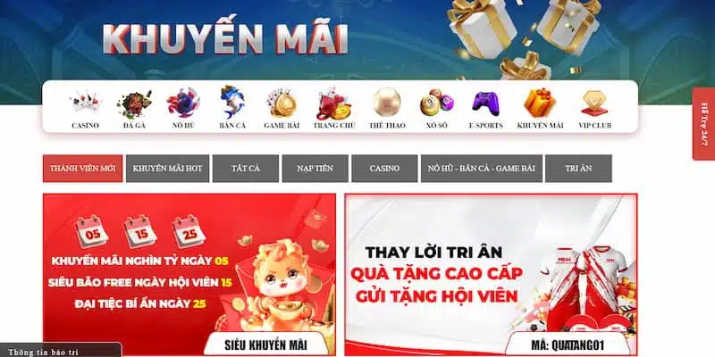 Khuyến mãi MB66 độc quyền